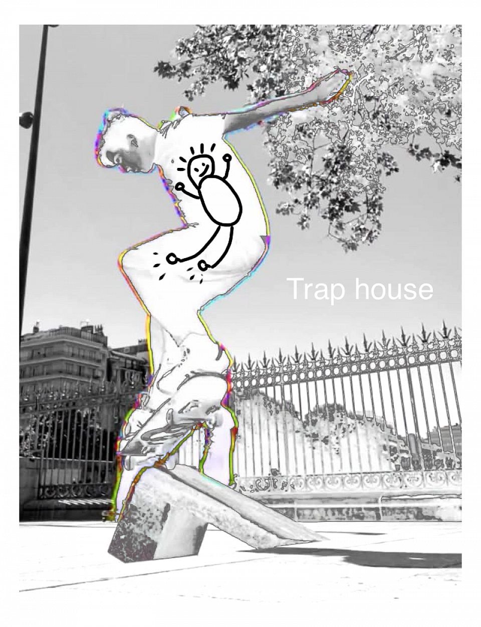 Slappy Crooked - Place de la Bastille - Paris
